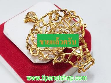 จี้เพชรซีกโบราณ เข็มกลัดเพชรซีกโบราณ / TN25331
