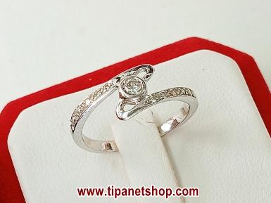 TN25551 แหวนทองขาวเพชร ไซท์ 49