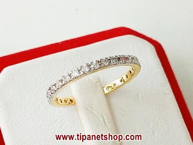 TN25517 แหวนเพชรรอบ eternity ring ไซท์ 52