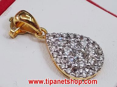 TN25346 จี้หยดน้ำเพชร