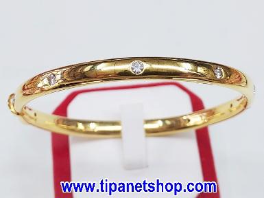 TN25134 กำไลข้อมือเพชรรอบ 5.2 ซม.