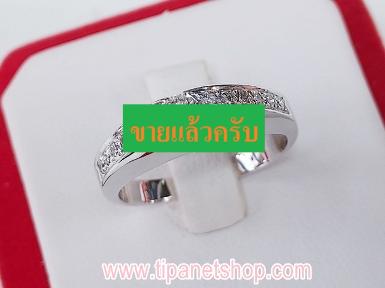 แหวนทองขาวITALYเพชร ไซท์ 52 / TN23240