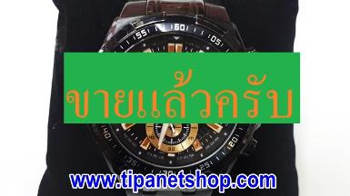 TN0002W นาฬิกาCasio Edifice ดำ ขีดทอง