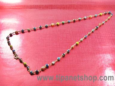 TN24454 สร้อยคอลูกปัดทวา สวมหัว ยาว 58 ซม.